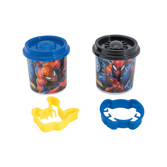 AS Πλαστελίνη Disney Frozen & Marvel Spiderman Σετ 2 Βαζάκια Με 2 Cutters 228gr Για 3+ Χρονών AS Πλαστελίνη Disney Frozen & Marvel Spiderman Σετ 2 Βαζάκια Με 2 Cutters 228gr Για 3+ Χρονών
