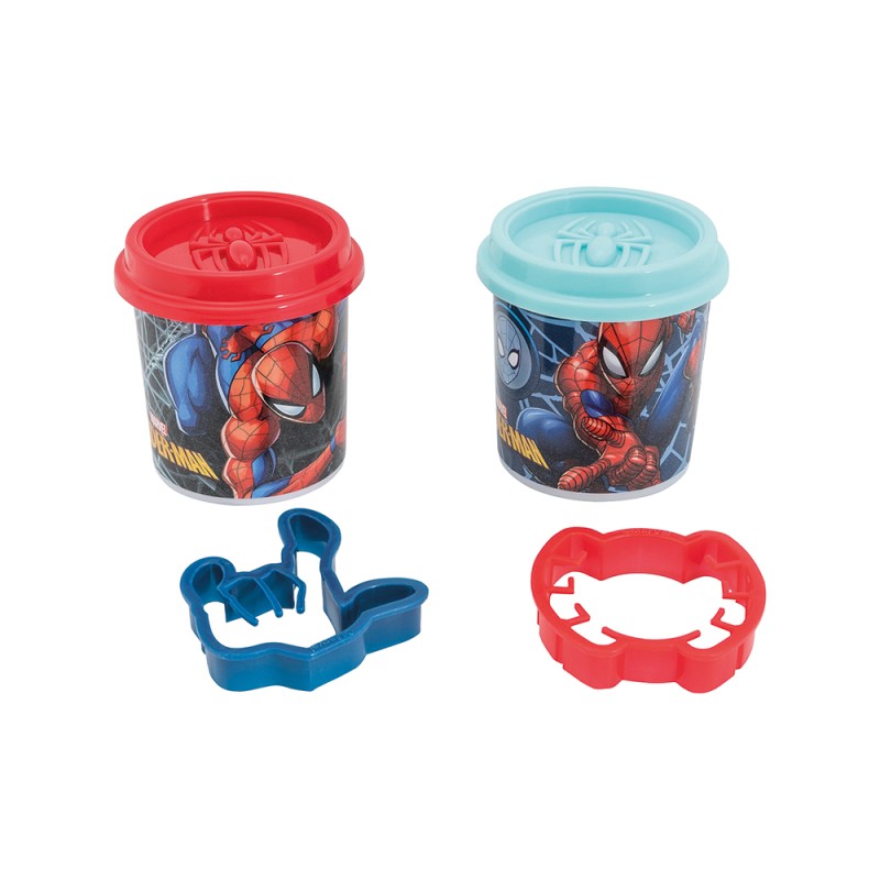 AS Πλαστελίνη Disney Frozen & Marvel Spiderman Σετ 2 Βαζάκια Με 2 Cutters 228gr Για 3+ Χρονών