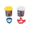 AS Πλαστελίνη Disney Frozen & Marvel Spiderman Σετ 2 Βαζάκια Με 2 Cutters 228gr Για 3+ Χρονών