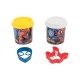 AS Πλαστελίνη Disney Frozen & Marvel Spiderman Σετ 2 Βαζάκια Με 2 Cutters 228gr Για 3+ Χρονών AS Πλαστελίνη Disney Frozen & Marvel Spiderman Σετ 2 Βαζάκια Με 2 Cutters 228gr Για 3+ Χρονών