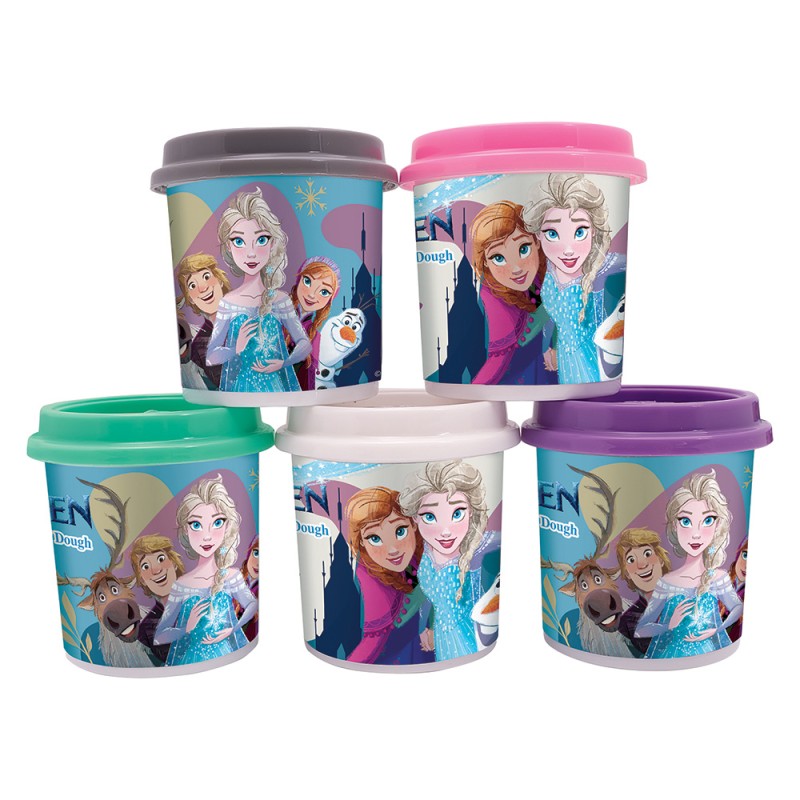 AS Πλαστελίνη Disney Frozen Σακουλάκι Με 5 Βαζάκια Και Καπάκια Καλουπάκια 570gr Για 3+ Χρονών