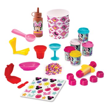 AS Πλαστελίνη Disney Minnie Φτιάχνω Παγωτό Με Σιρόπι Και Sprinkles Με 5 Βαζάκια 250γρ Για 3+ Χρονών
