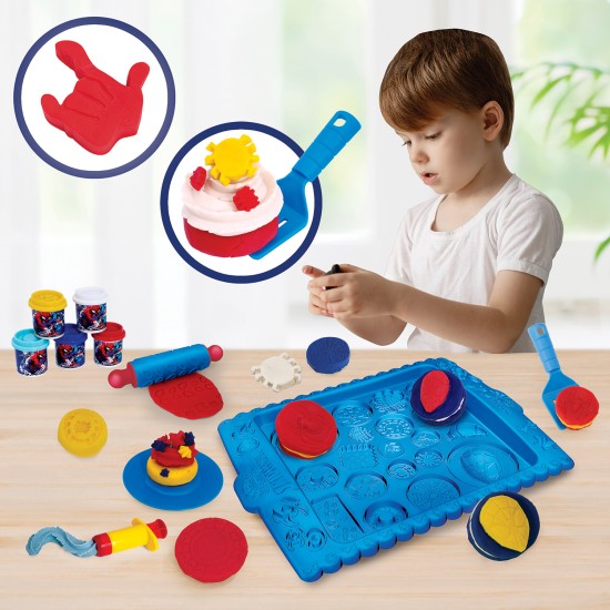 AS Πλαστελίνη Marvel Spiderman Baking Set Για 3+ Χρονών AS Πλαστελίνη Marvel Spiderman Baking Set Για 3+ Χρονών
