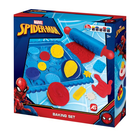 AS Πλαστελίνη Marvel Spiderman Baking Set Για 3+ Χρονών AS Πλαστελίνη Marvel Spiderman Baking Set Για 3+ Χρονών
