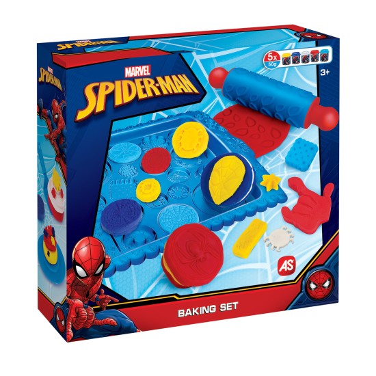 AS Πλαστελίνη Marvel Spiderman Baking Set Για 3+ Χρονών AS Πλαστελίνη Marvel Spiderman Baking Set Για 3+ Χρονών