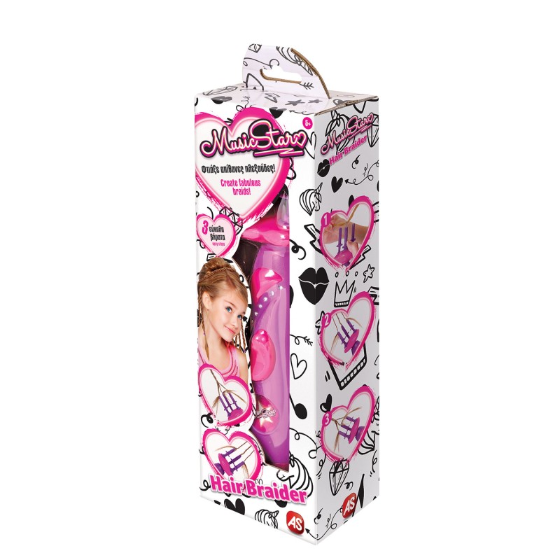 Music Star Συσκευή Μαλλιών Hair Braider Για Ηλικίες 5+ Χρονών