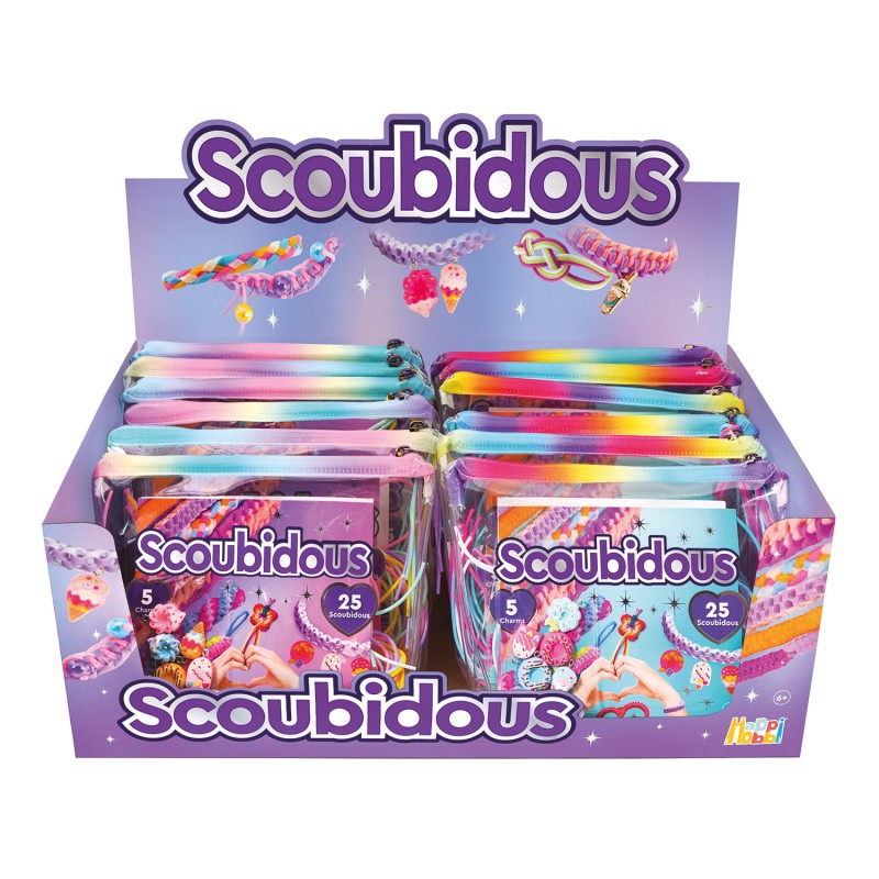 HappiHobbi Scoubidous Τσαντάκι Με 25 Scoubidous & Αξεσουάρ Για 6+