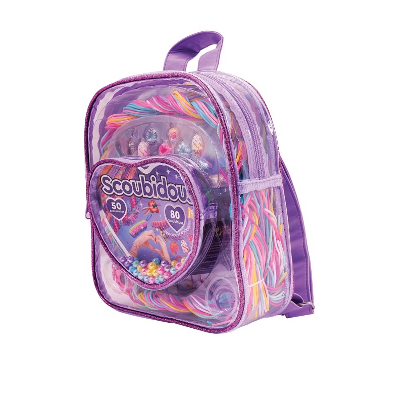 HappiHobbi Scoubidous Σακίδιο Πλάτης Με 80 Scoubidous & Αξεσουάρ Για 6+