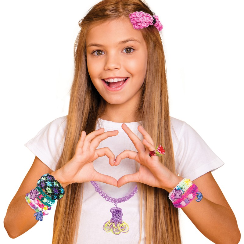 Plexi Flexi Disney Stitch Μεγάλη Θήκη Με 4500 Λαστιχάκια & 100 Αξεσουάρ Για 5+