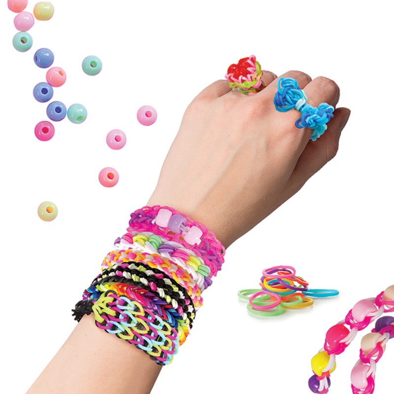 AS Plexi Flexi Love Θήκη Με 2400 Λαστιχάκια & 30 Αξεσουάρ Για Ηλικίες 5+ Χρονών