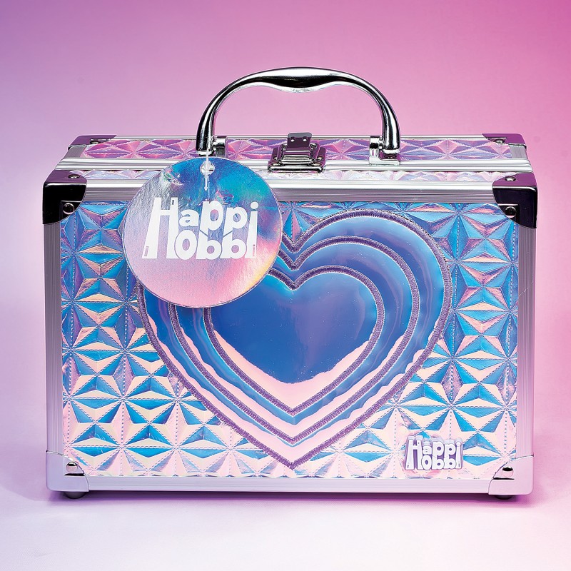 Happi Hobbi Θήκη Ομορφιάς Sparkle Love Με 30 αξεσουάρ Για 6+