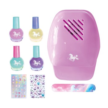 HappiHobbi Σετ Μανικιούρ με Στεγνωτήρα Για 6+ Χρονών