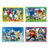 Clementoni Παιδικό Παζλ 4 in 1 Super Color Sonic 12-16-20-24 τμχ
