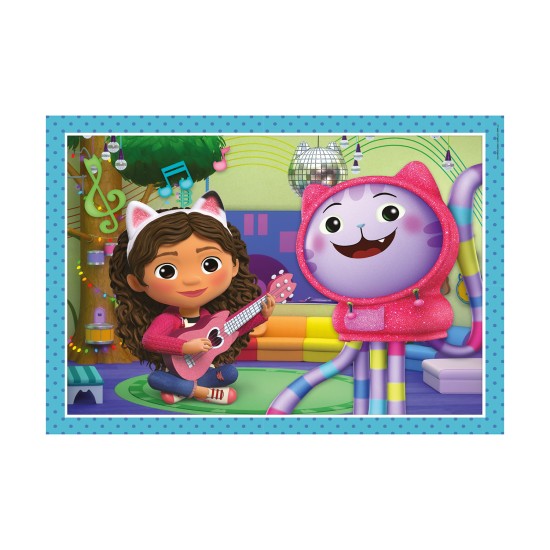Clementoni Παιδικό Παζλ 4 in 1 Super Color DreamWorks Gabby's Dollhouse 12-16-20-24 τμχ Clementoni Παιδικό Παζλ 4 in 1 Super Color DreamWorks Gabbys Dollhouse 12-16-20-24 τμχ