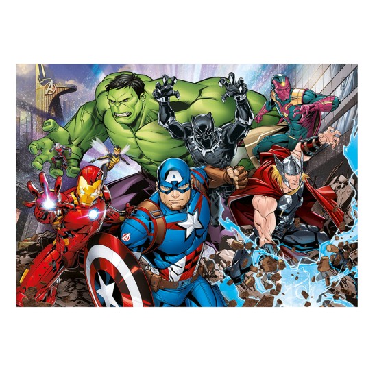 Clementoni Παιδικό Παζλ Super Color The Avengers 2x60 τμχ Clementoni Παιδικό Παζλ Super Color The Avengers 2x60 τμχ