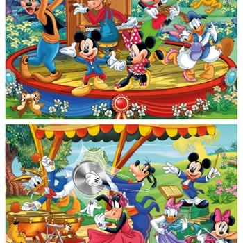 Clementoni Παιδικό Παζλ Super Color Mickey And Friends 2x60 τμχ