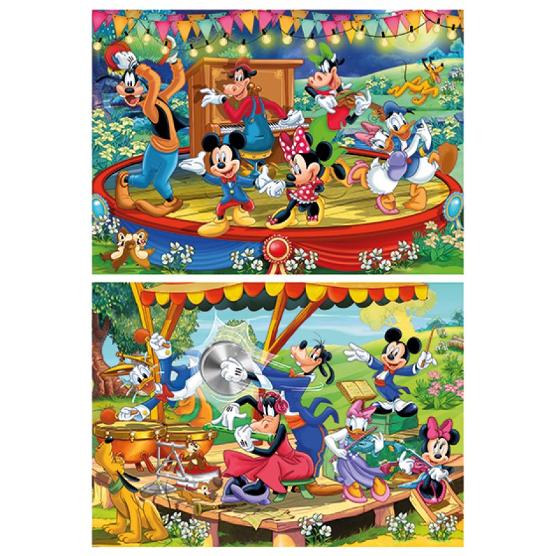 Clementoni Παιδικό Παζλ Super Color Mickey And Friends 2x60 τμχ