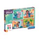 Clementoni Παιδικό Παζλ 4 in 1 Super Color Disney Stich 12-16-20-24 τμχ Clementoni Παιδικό Παζλ 4 in 1 Super Color Disney Stich 12-16-20-24 τμχ
