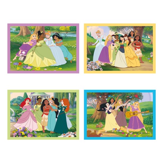 Clementoni Παιδικό Παζλ 4 in 1 Super Color Disney Princess 12-16-20-24 τμχ Clementoni Παιδικό Παζλ 4 in 1 Super Color Disney Princess 12-16-20-24 τμχ