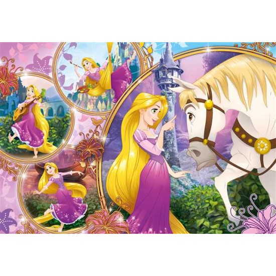 Clementoni Παιδικό Παζλ Maxi Super Color Disney Princess: Μαλλιά Κουβάρια 24 τμχ Clementoni Παιδικό Παζλ Maxi Super Color Disney Princess: Μαλλιά Κουβάρια 24 τμχ