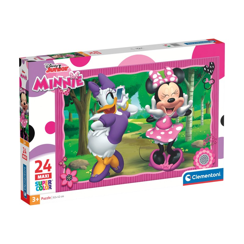 Clementoni Παιδικό Παζλ Maxi Supercolor Disney Minnie 24 τμχ