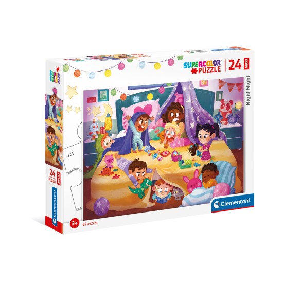Clementoni Παιδικό Παζλ Maxi Super Color Καληνύχτα Παιδιά 24 τμχ Clementoni Παιδικό Παζλ Maxi Super Color Καληνύχτα Παιδιά 24 τμχ