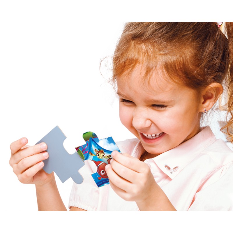 Clementoni Παιδικό Παζλ Maxi Super Color Pixar Party 24 τμχ