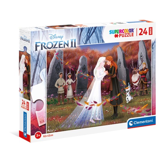 Clementoni Παιδικό Παζλ Maxi Super Color Frozen 2 24 τμχ Clementoni Παιδικό Παζλ Maxi Super Color Frozen 2 24 τμχ