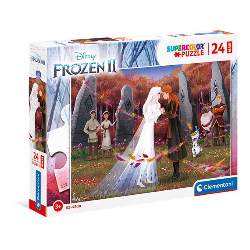 Clementoni Παιδικό Παζλ Maxi Super Color Frozen 2 24 τμχ