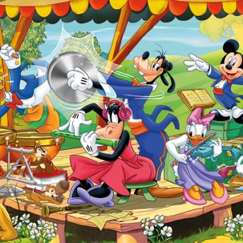 Clementoni Παιδικό Παζλ Maxi Super Color Mickey And Friends 24 τμχ