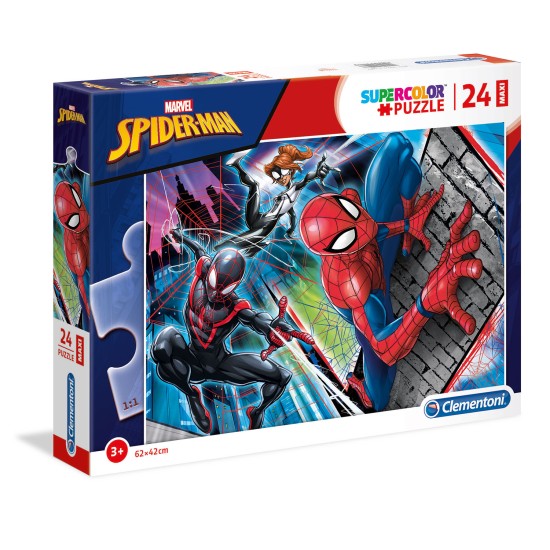 Clementoni Παιδικό Παζλ Maxi Super Color SpiderMan 24 τμχ Clementoni Παιδικό Παζλ Maxi Super Color SpiderMan 24 τμχ