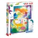 Clementoni Παιδικό Παζλ Super Color Funny Dinos 2x20 τμχ Clementoni Παιδικό Παζλ Super Color Funny Dinos 2x20 τμχ