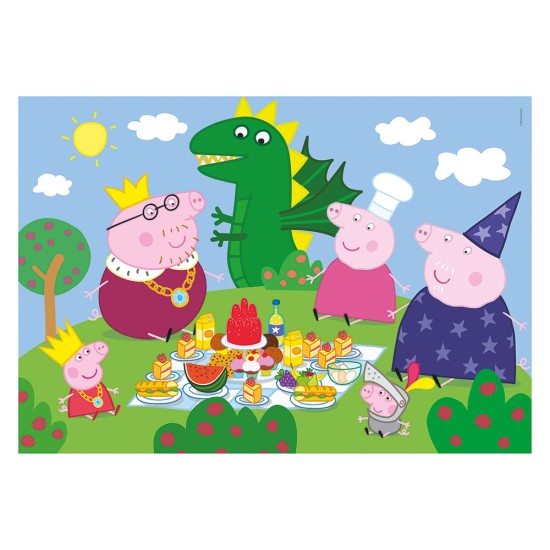Clementoni Παιδικό Παζλ Super Color Peppa Pig 2x20 τμχ Clementoni Παιδικό Παζλ Super Color Peppa Pig 2x20 τμχ