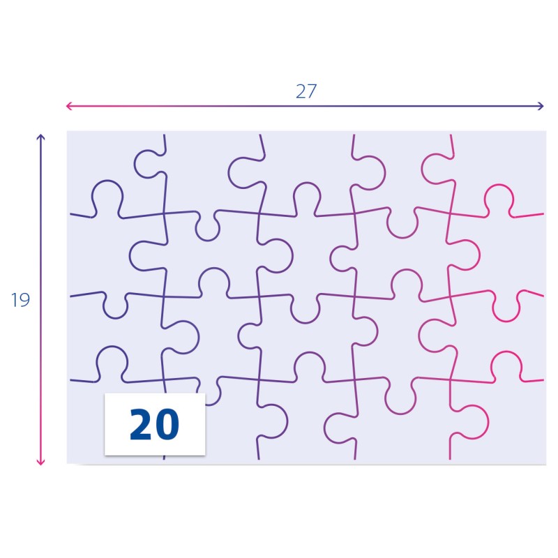 Clementoni Παιδικό Παζλ Super Color Paw Patrol 2x20 τμχ