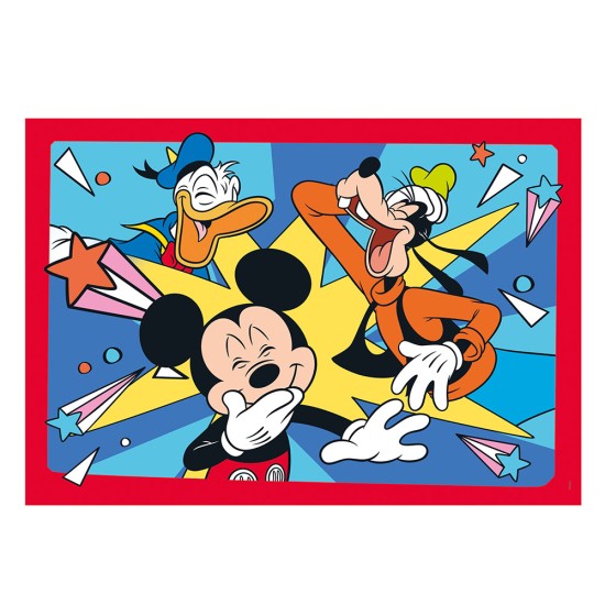 Clementoni Παιδικό Παζλ Super Color Mickey 2x20 τμχ Clementoni Παιδικό Παζλ Super Color Mickey 2x20 τμχ