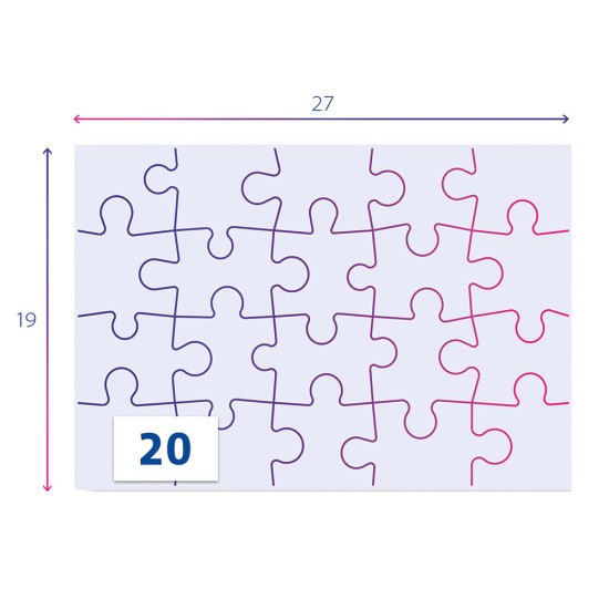 Clementoni Παιδικό Παζλ Super Color Mickey 2x20 τμχ Clementoni Παιδικό Παζλ Super Color Mickey 2x20 τμχ