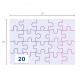 Clementoni Παιδικό Παζλ Super Color Mickey 2x20 τμχ Clementoni Παιδικό Παζλ Super Color Mickey 2x20 τμχ