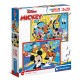 Clementoni Παιδικό Παζλ Super Color Mickey 2x20 τμχ Clementoni Παιδικό Παζλ Super Color Mickey 2x20 τμχ