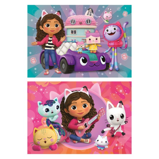 Clementoni Παιδικό Παζλ Super Color DreamWorks Gabby's Dollhouse 2x20 τμχ Clementoni Παιδικό Παζλ Super Color DreamWorks Gabbys Dollhouse 2x20 τμχ
