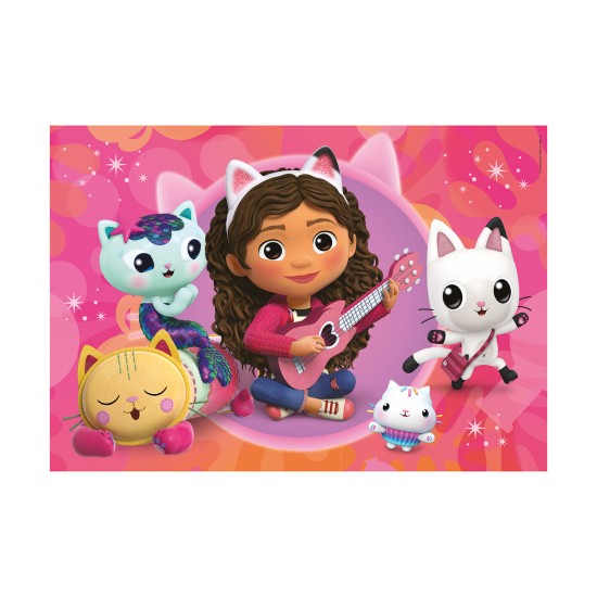 Clementoni Παιδικό Παζλ Super Color DreamWorks Gabby's Dollhouse 2x20 τμχ Clementoni Παιδικό Παζλ Super Color DreamWorks Gabbys Dollhouse 2x20 τμχ