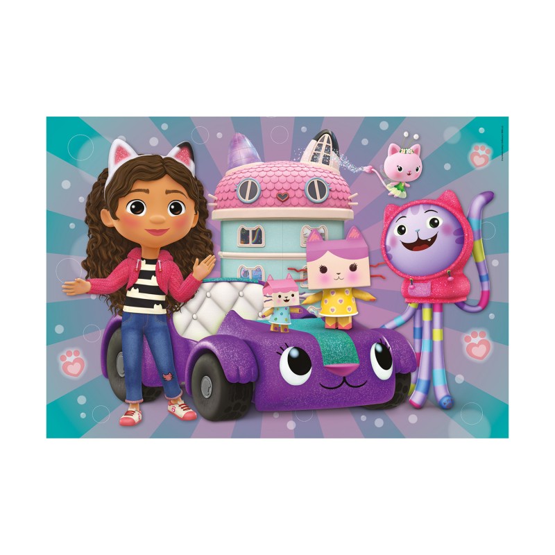 Clementoni Παιδικό Παζλ Super Color DreamWorks Gabbys Dollhouse 2x20 τμχ