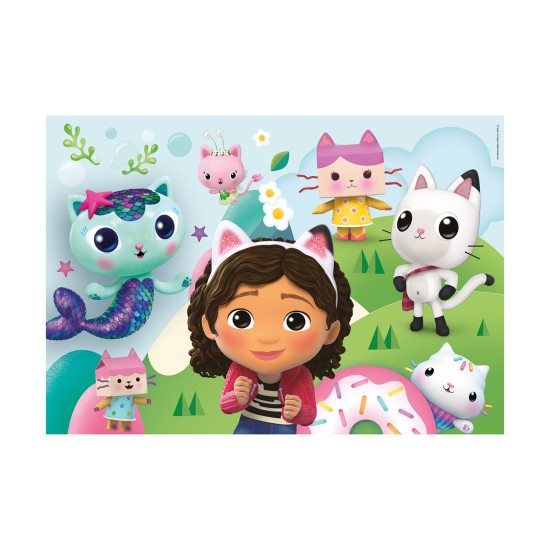 Clementoni Παιδικό Παζλ Super Color DreamWorks Gabbys Dollhouse 2x60 τμχ