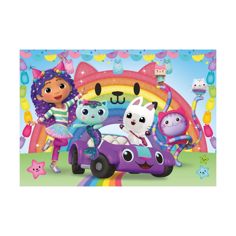 Clementoni Παιδικό Παζλ Super Color DreamWorks Gabbys Dollhouse 2x60 τμχ