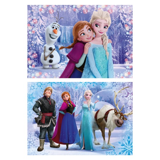 Clementoni Παιδικό Παζλ Super Color Disney Frozen 2x20 τμχ Clementoni Παιδικό Παζλ Super Color Disney Frozen 2x20 τμχ