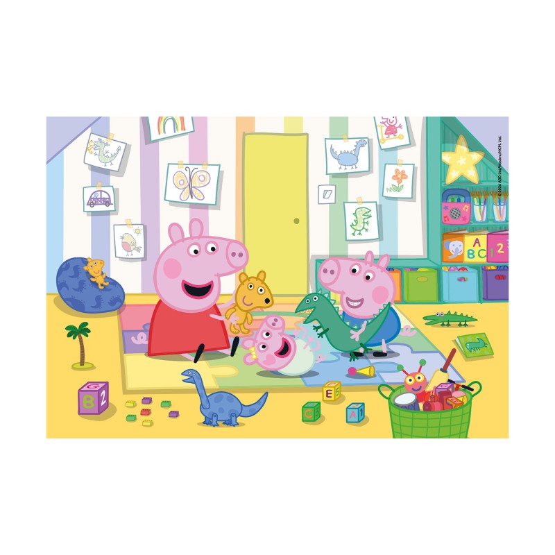 Clementoni Παιδικό Παζλ Super Color Peppa Pig 2x20 τμχ