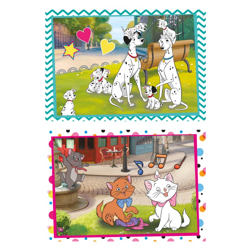 Clementoni Παιδικό Παζλ Super Color Disney Classics 2x60 τμχ