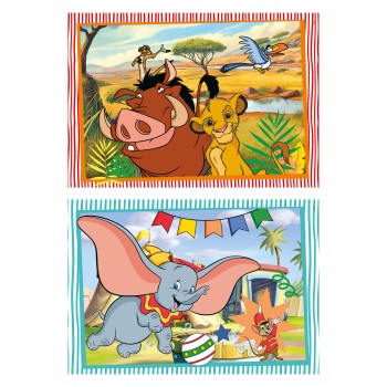 Clementoni Παιδικό Παζλ Super Color Disney Classics 2x20 τμχ