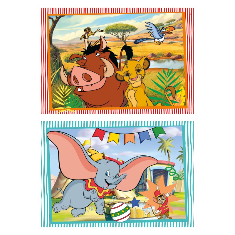 Clementoni Παιδικό Παζλ Super Color Disney Classics 2x20 τμχ