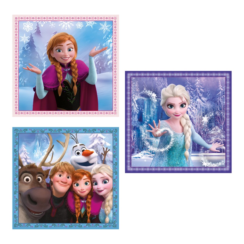 Clementoni Παιδικό Παζλ Super Color Disney Frozen 3x48 τμχ