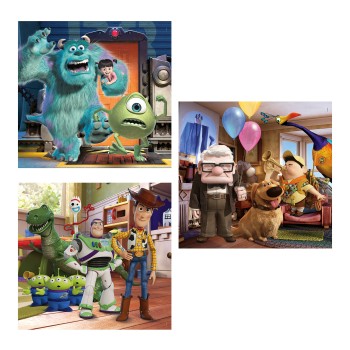 Clementoni Παιδικό Παζλ Super Color Pixar 3x48 τμχ